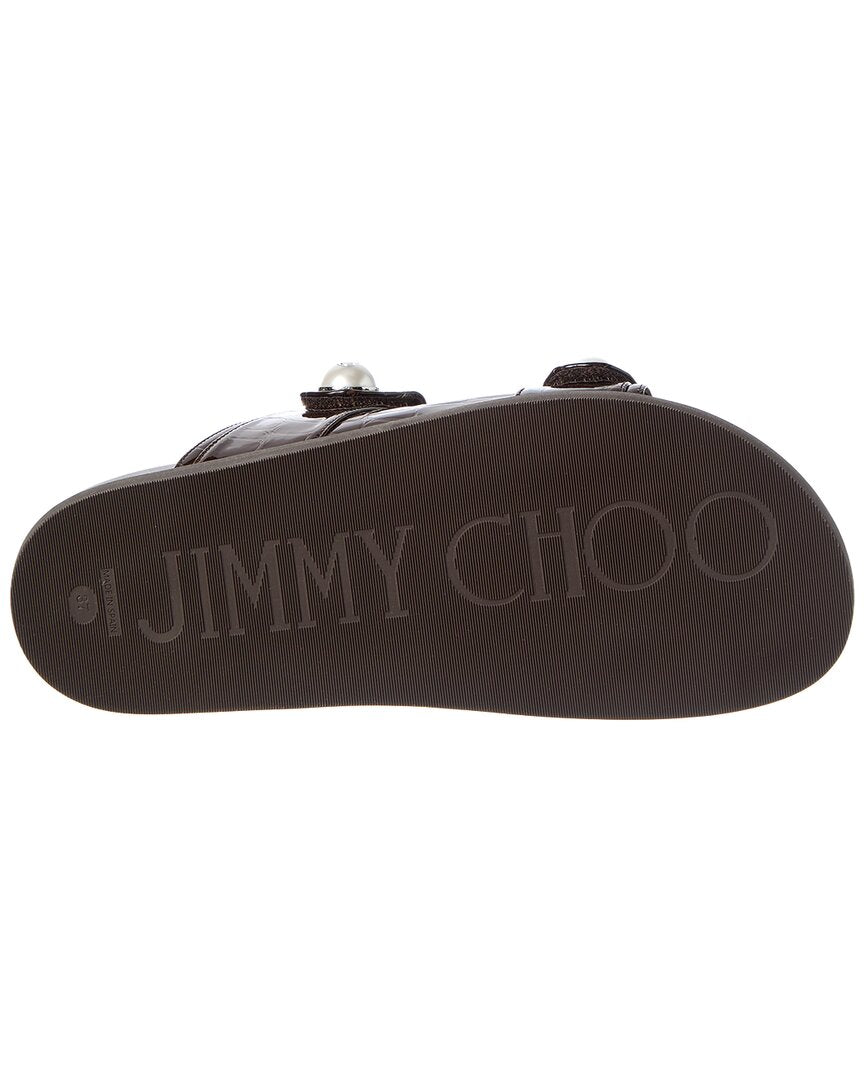 Jimmy Choo Fayence Patent Sandal
