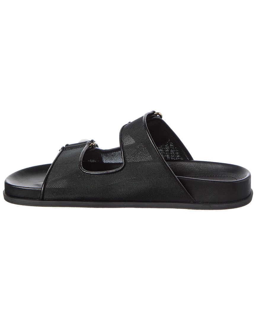 Jimmy Choo Fayence Leather & Mesh Sandal