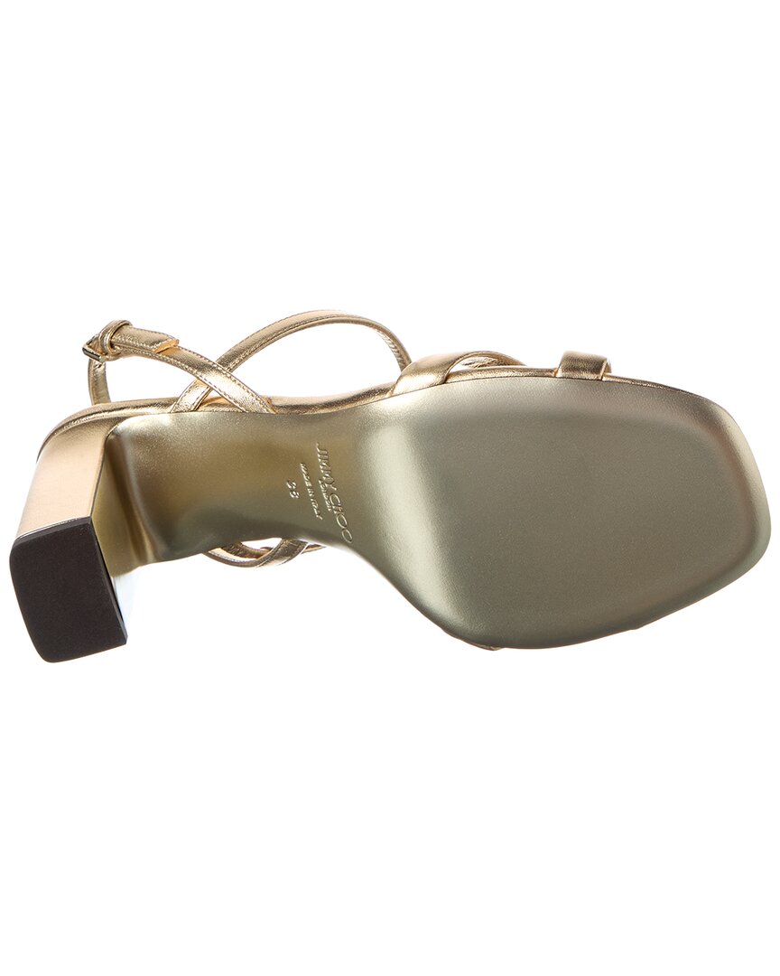Jimmy Choo Elsy 85 Leather Sandal