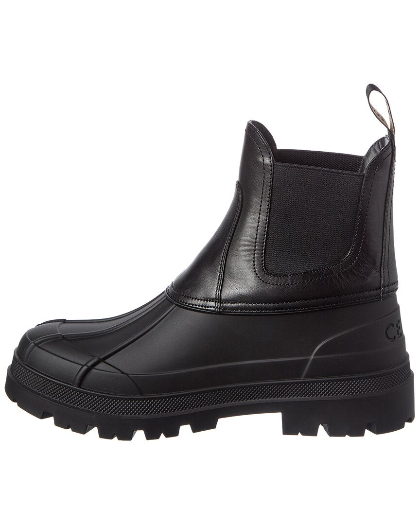 CELINE Celine Riley Leather Bootie