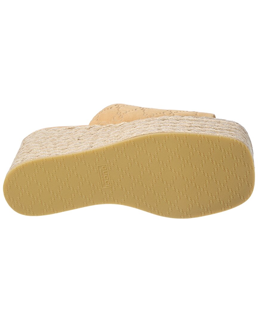 Gucci Gucci Horsebit Suede Espadrille