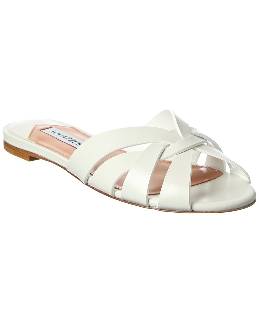 Aquazzura Aquazzura Leather Flat Sandal
