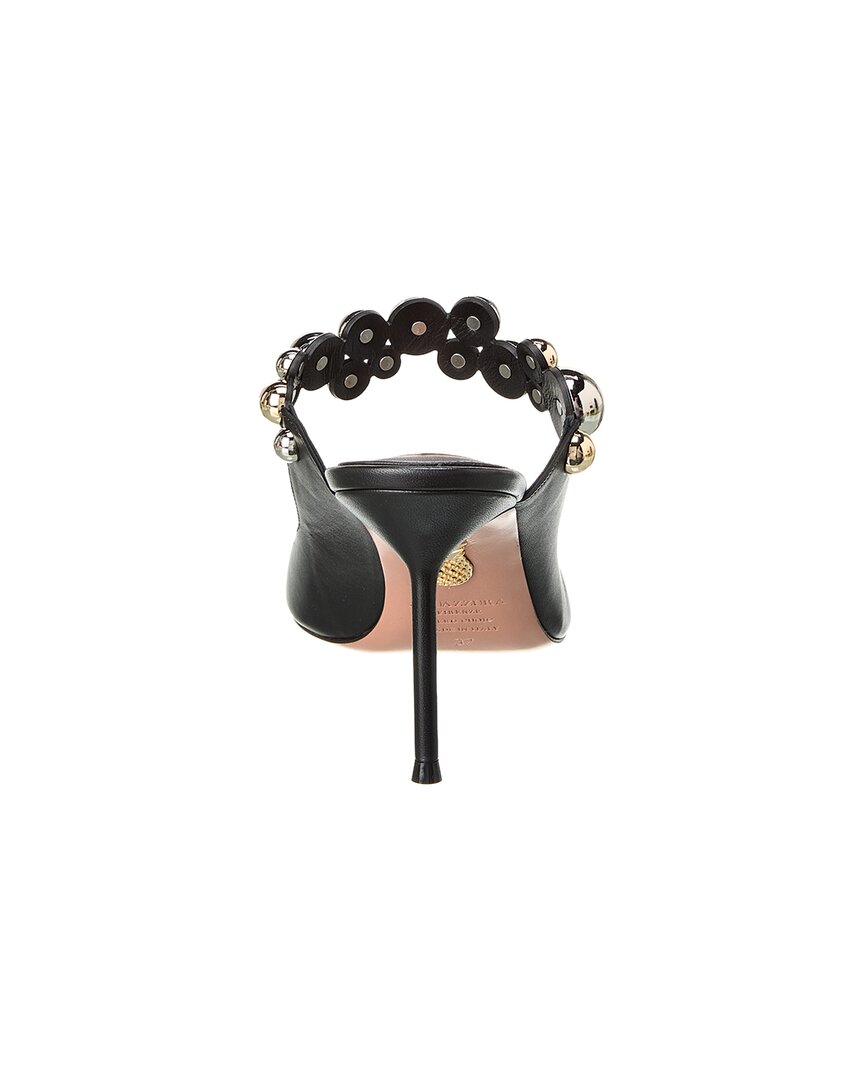 Aquazzura Bubbles 75 Leather Mule – Bluefly