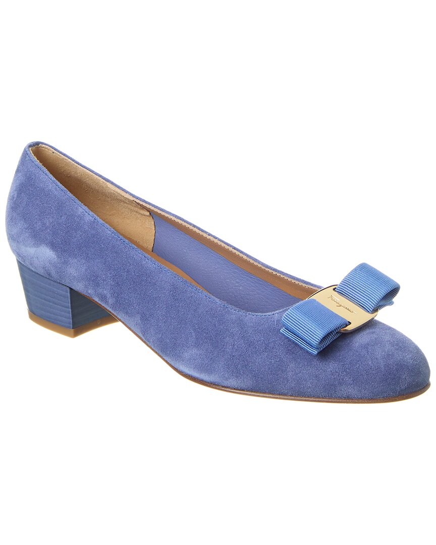 Ferragamo Ferragamo Vara Suede Pump