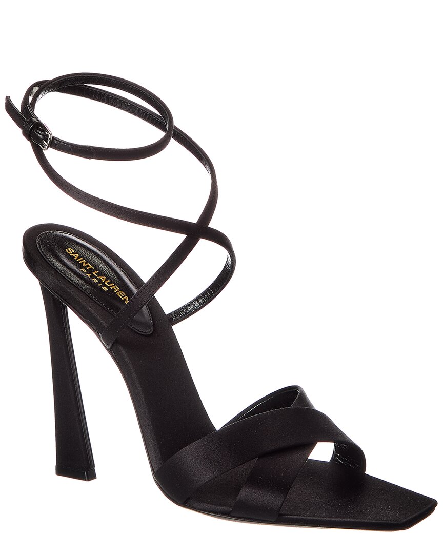 Saint Laurent Saint Laurent Corinne 110 Satin Sandal