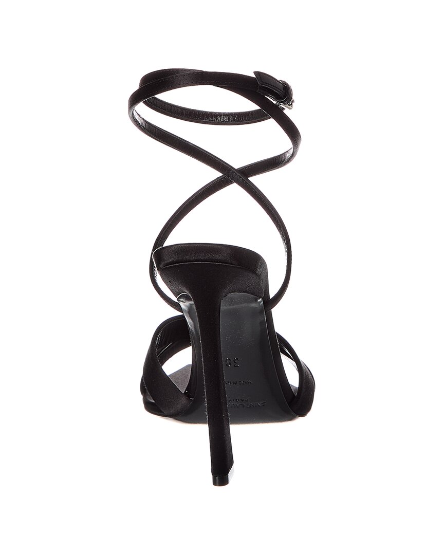 Saint Laurent Saint Laurent Corinne 110 Satin Sandal