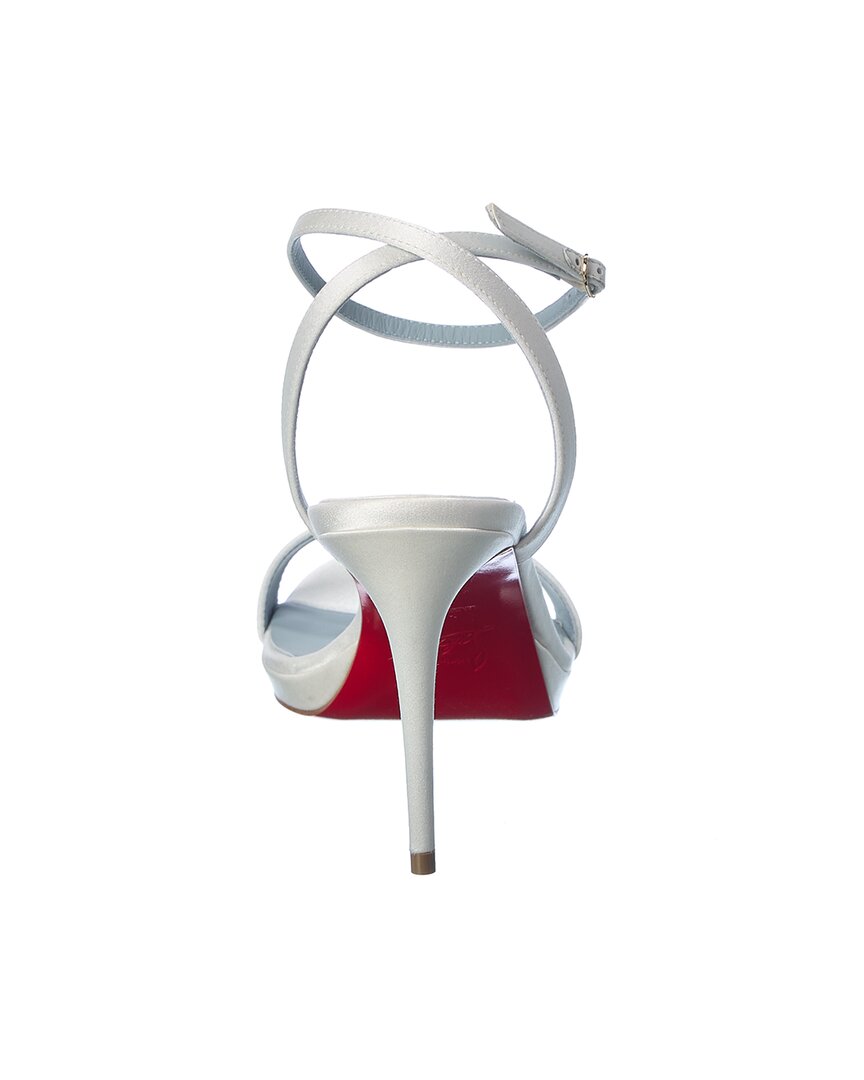 Christian Louboutin Christian Louboutin Loubi Queen 100 Satin Sandal