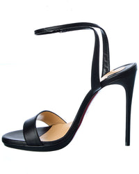 Christian Louboutin Christian Louboutin Loubi Queen 120 Leather Sandal
