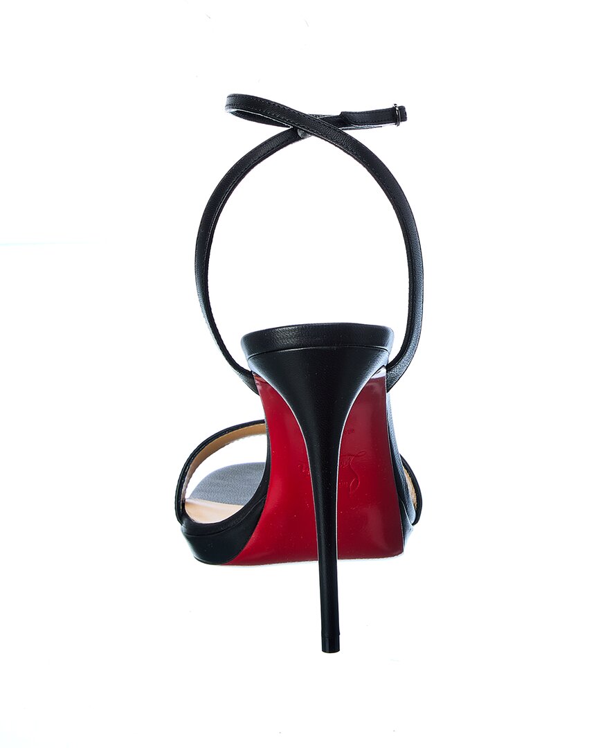 Christian Louboutin Christian Louboutin Loubi Queen 120 Leather Sandal