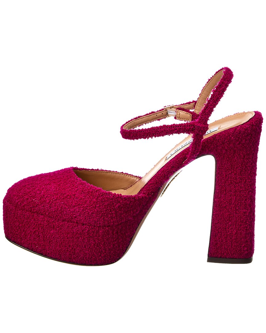 Aquazzura Groove Plateau 120 Boucle Platform Pump
