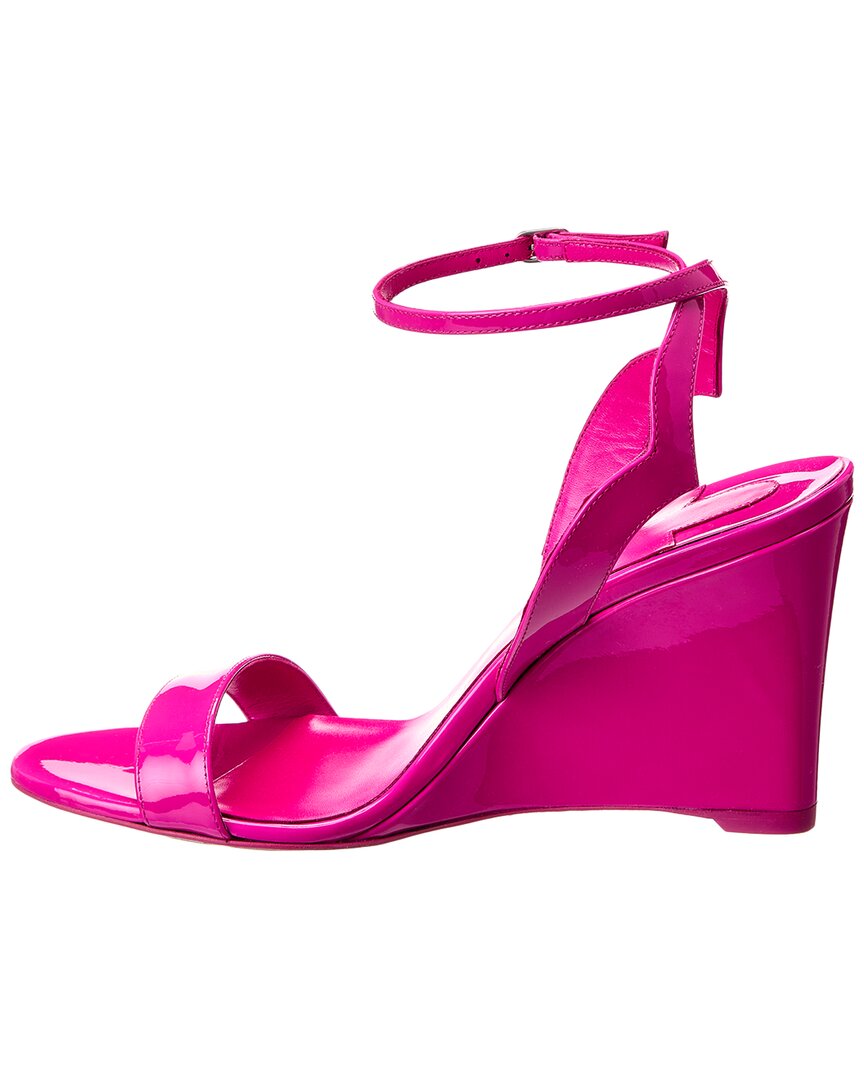 Christian Louboutin Zeppa Chick 85 Patent Wedge Sandal – Bluefly