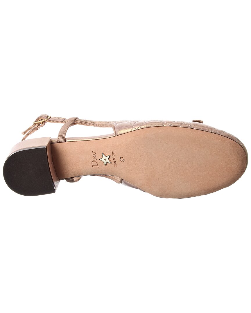 Dior Ballet Quilted Leather Slingback Pump