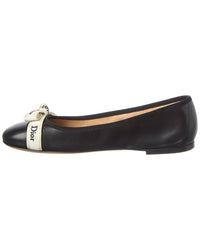 Dior Dior J'adior Leather Ballet Flat