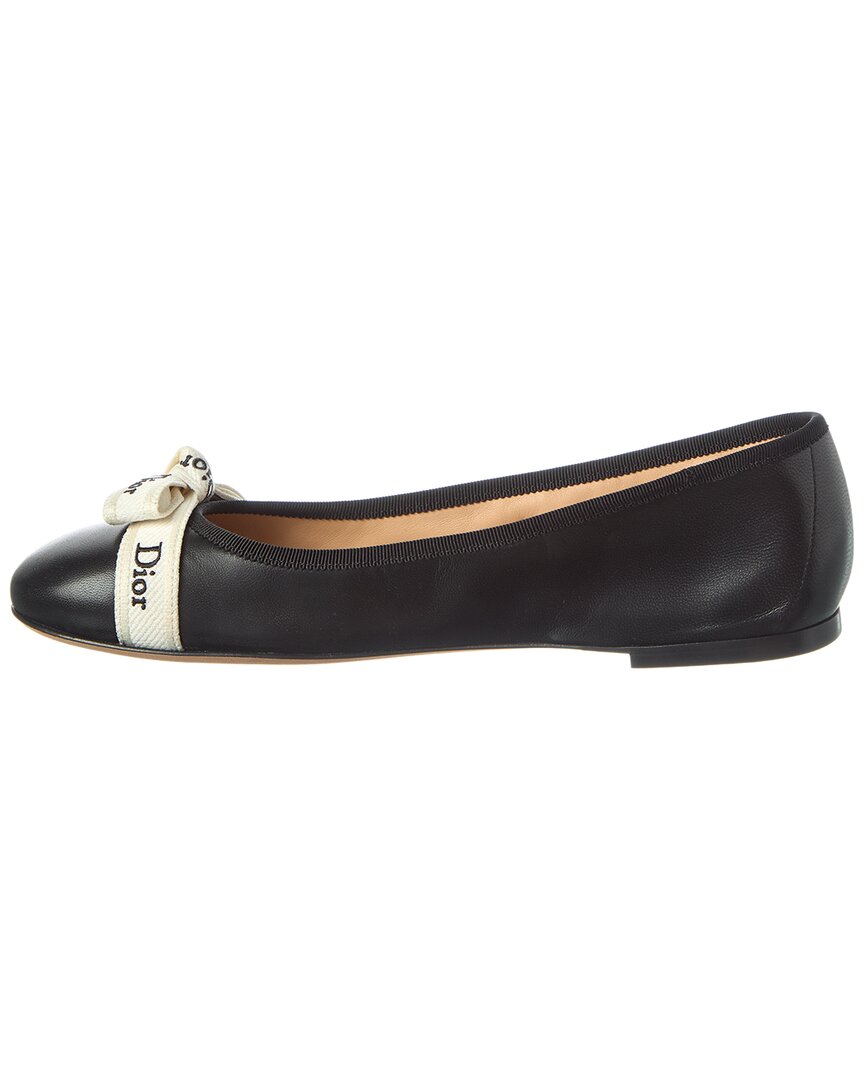 Dior Dior J'adior Leather Ballet Flat
