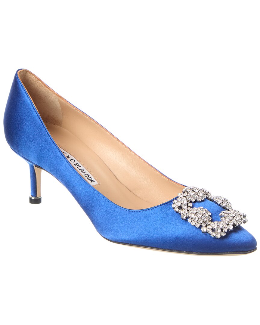 Manolo Blahnik Hangisi 50 Satin Pump