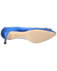 Manolo Blahnik Hangisi 50 Satin Pump