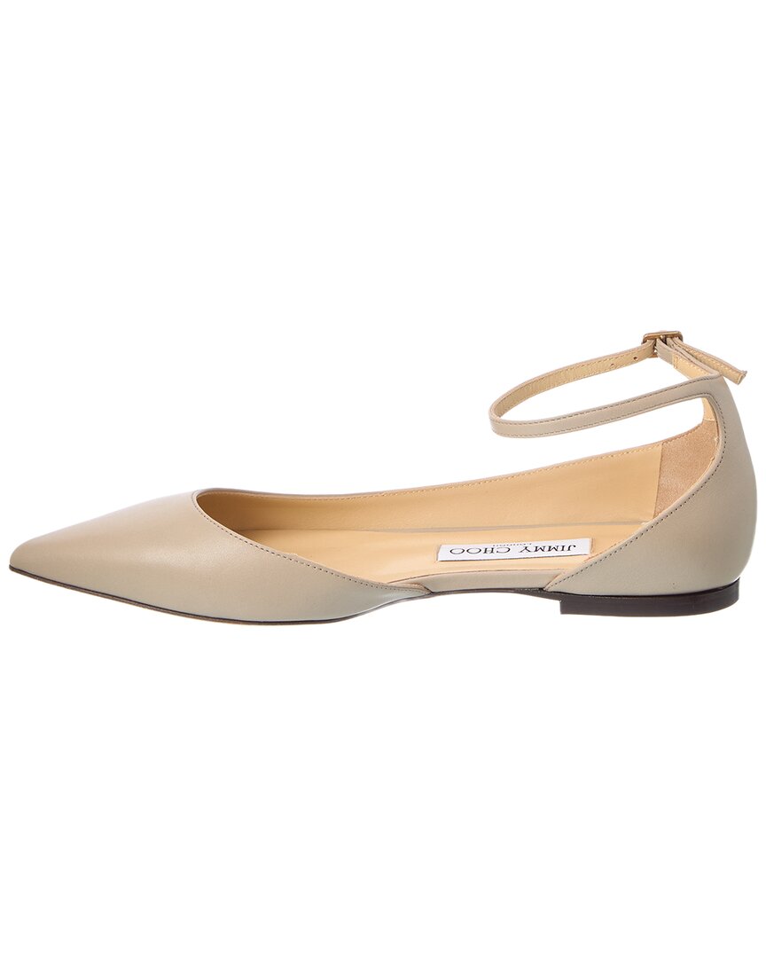 Jimmy Choo Jimmy Choo Leather Flat