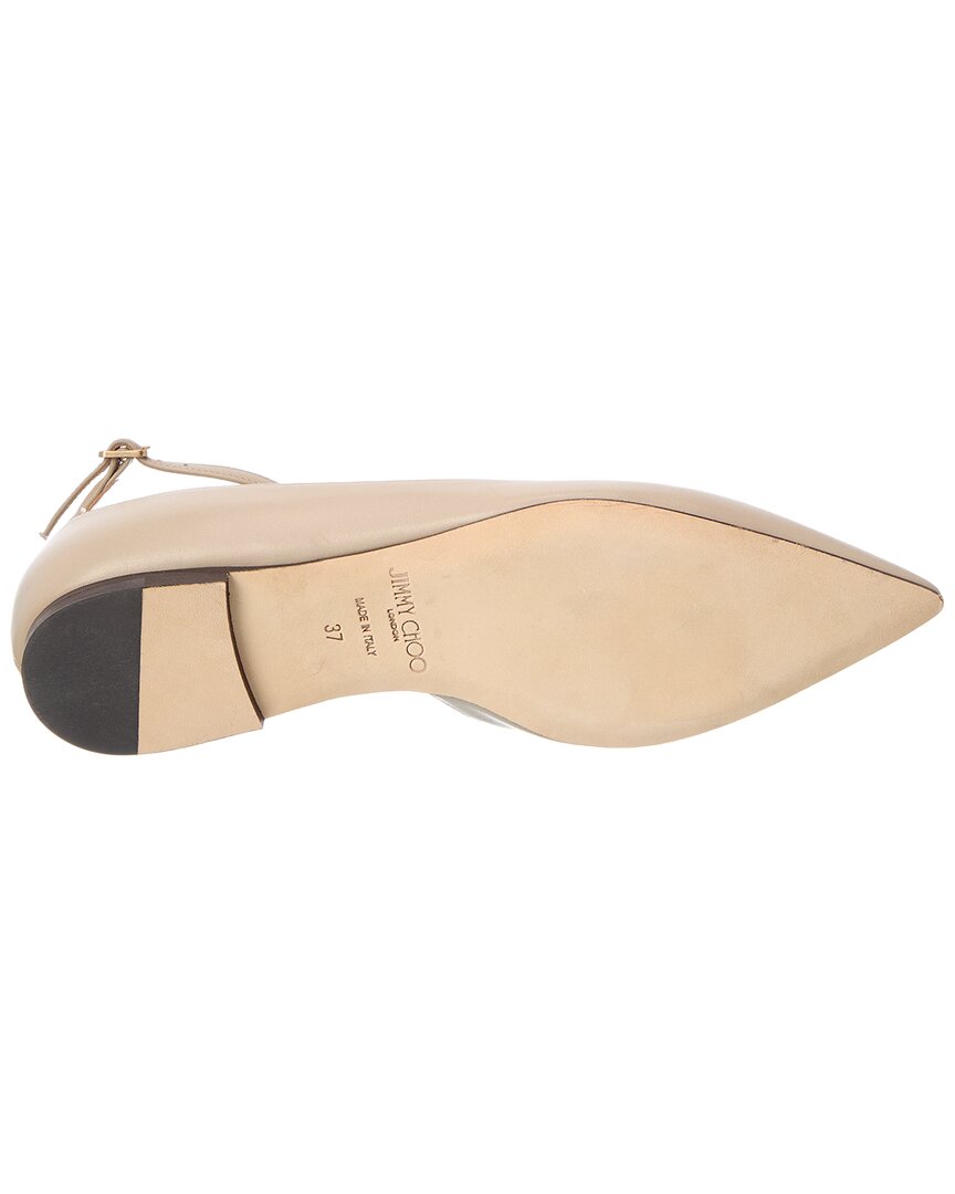 Jimmy Choo Jimmy Choo Leather Flat