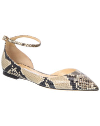 Jimmy Choo Jimmy Choo Leather Flat