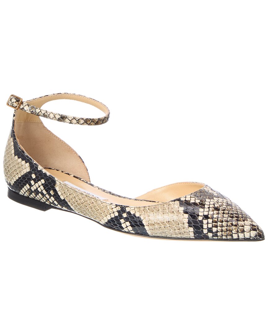 Jimmy Choo Jimmy Choo Leather Flat
