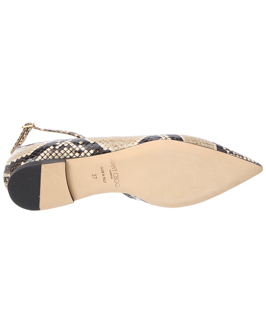 Jimmy Choo Jimmy Choo Leather Flat