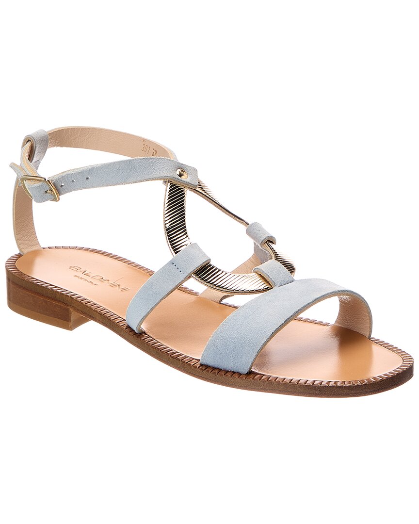 Baldini Baldini Suede & Leather Sandal