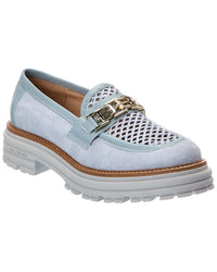 Baldini Baldini Suede & Leather Loafer
