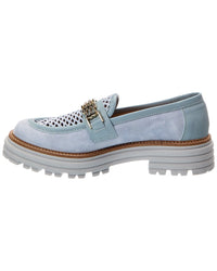 Baldini Baldini Suede & Leather Loafer
