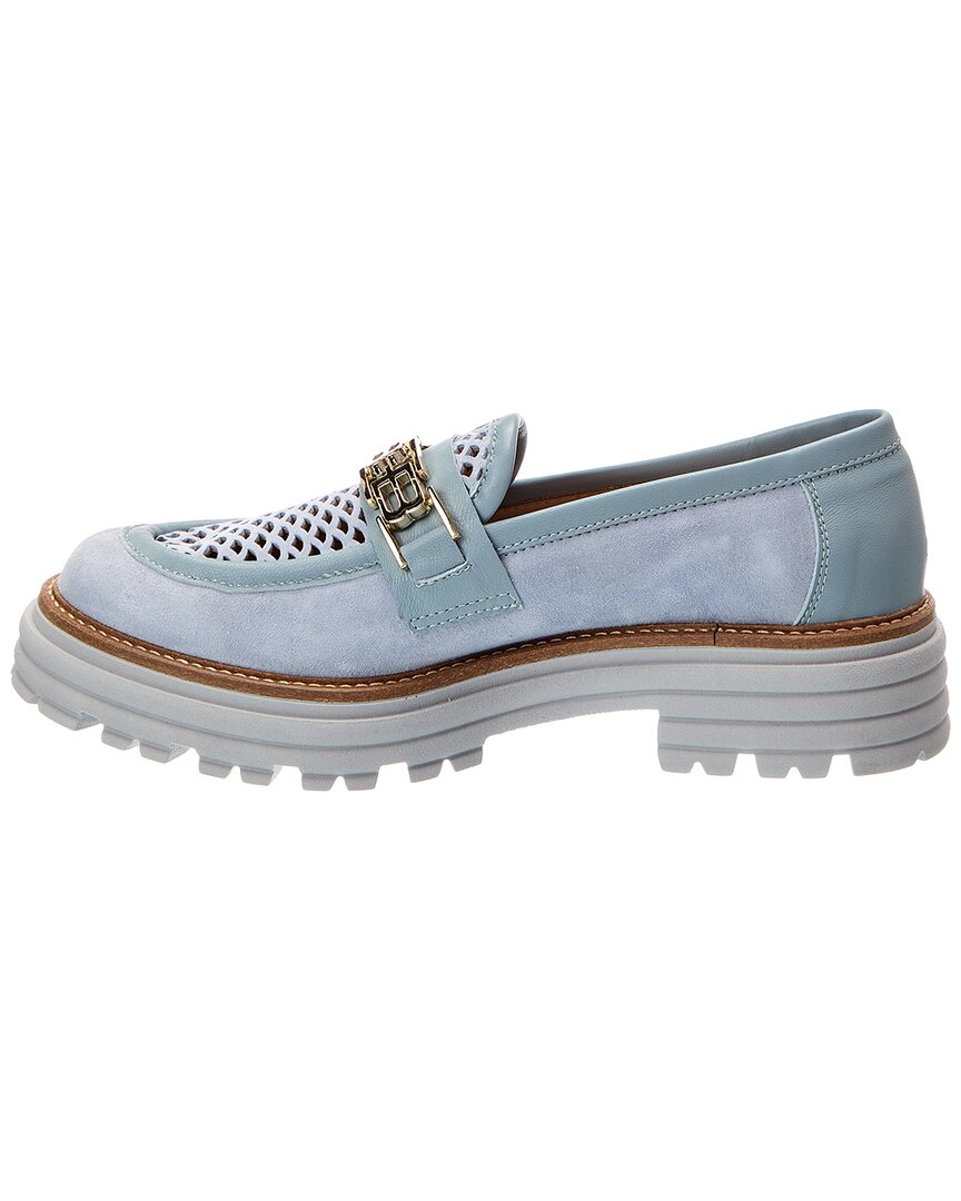 Baldini Baldini Suede & Leather Loafer