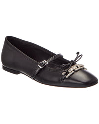 Baldini Baldini Leather Ballet Flat