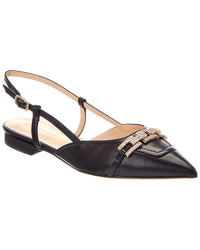 Baldini Baldini Leather Slingback Flat