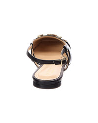 Baldini Baldini Patent & Leather Slingback Flat