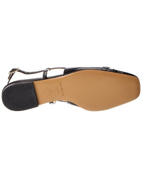 Baldini Baldini Patent & Leather Slingback Flat