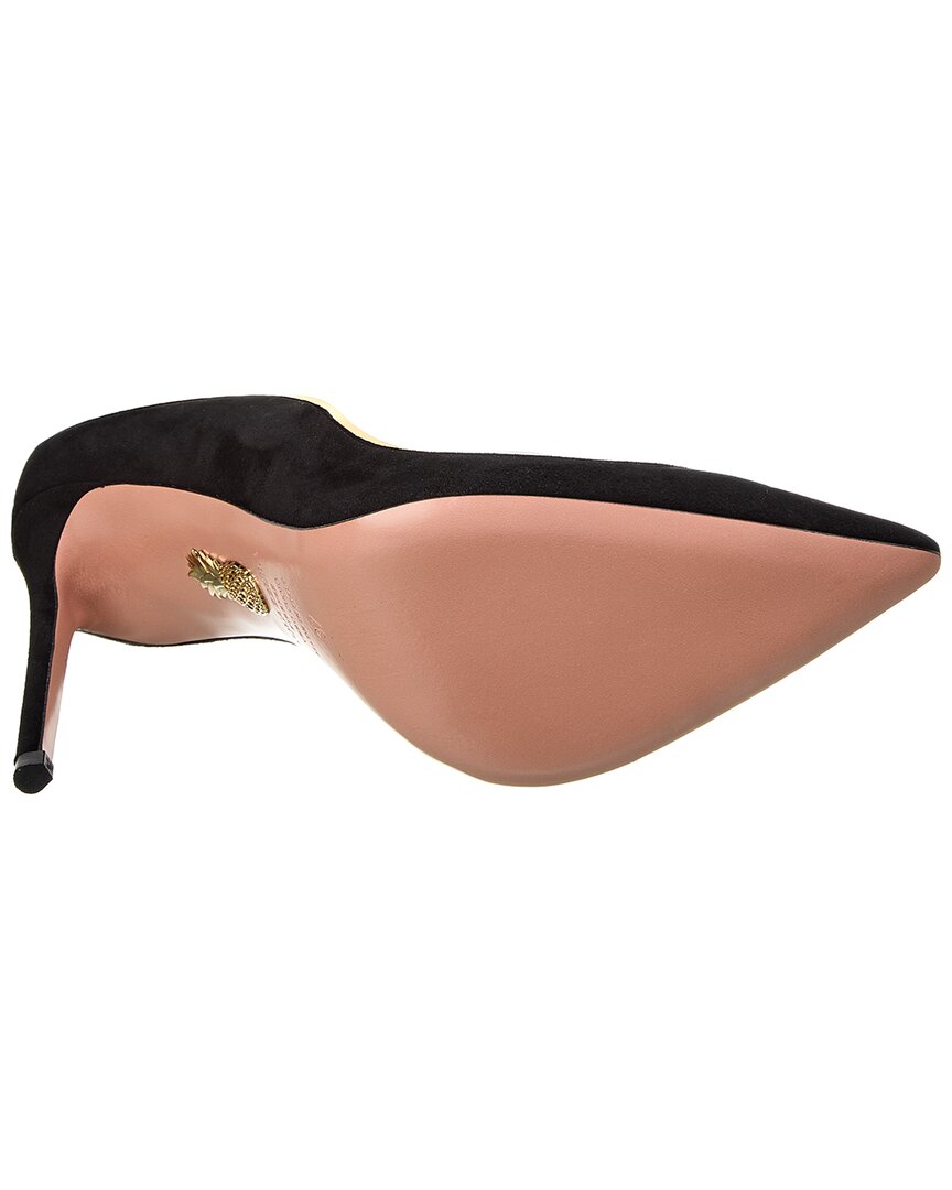 Aquazzura Obsession 105 Suede & Vinyl Pump