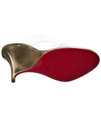 Christian Louboutin Solo Zee 100 Vinyl & Leather Sandal