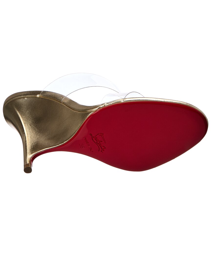 Christian Louboutin Solo Zee 100 Vinyl & Leather Sandal