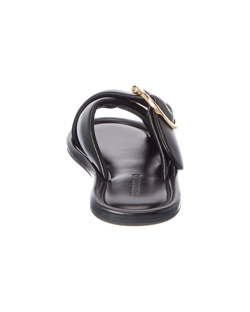 Ferragamo Ferragamo Gancini Leather Sandal