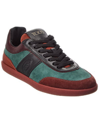 Tod’S Cassetta Suede & Leather Sneaker