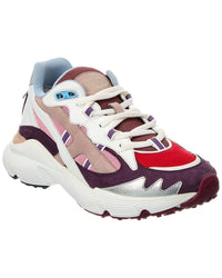 Tod’S Allacciata Mesh & Leather Sneaker