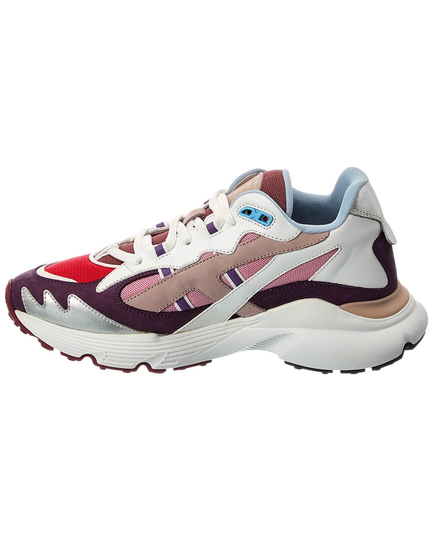 Tod’S Allacciata Mesh & Leather Sneaker