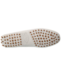 Tod’S Gommini Snake-Embossed Leather Loafer