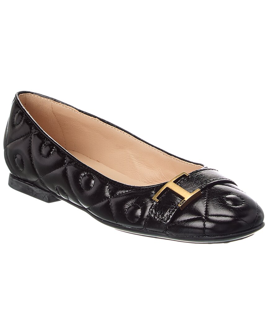 Tod’S Gomma Leather Flat