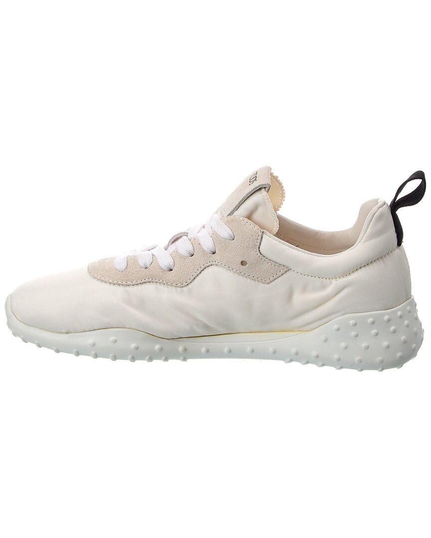 Tod’S Sportiva Canvas & Suede Sneaker