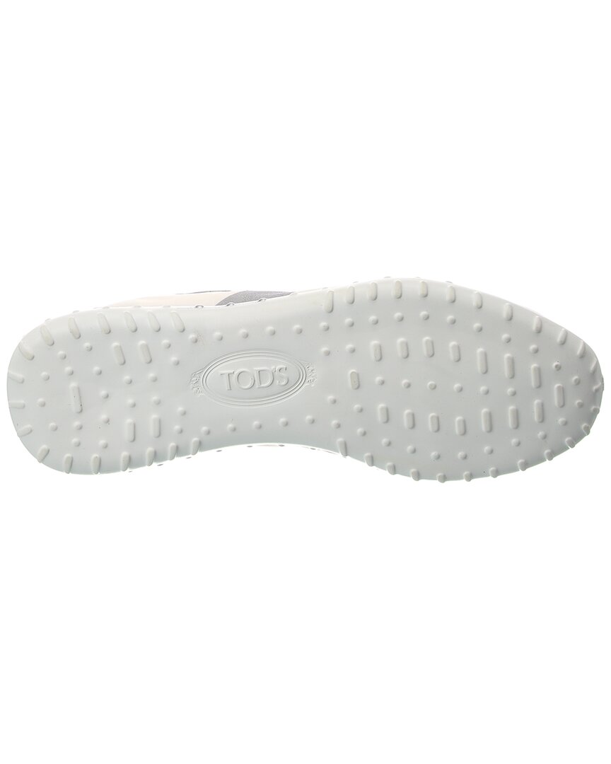 Tod’S Sportiva Canvas & Suede Sneaker