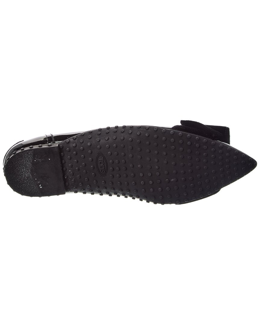 Tod’S Gommini Patent Flat