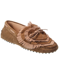 Tod’S Gommini Suede Moccasin