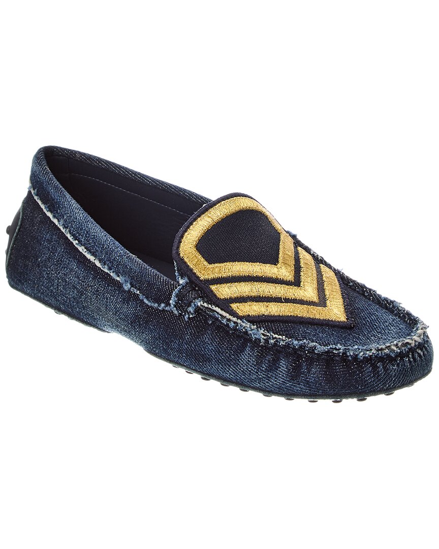 Tod’S Gommini Denim Loafer