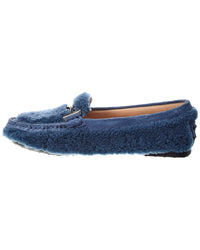 Tod’S Gomma Shearling & Suede Loafer