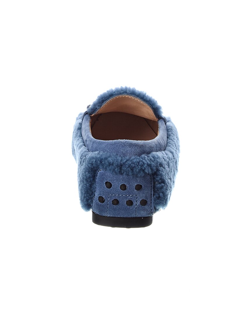 Tod’S Gomma Shearling & Suede Loafer