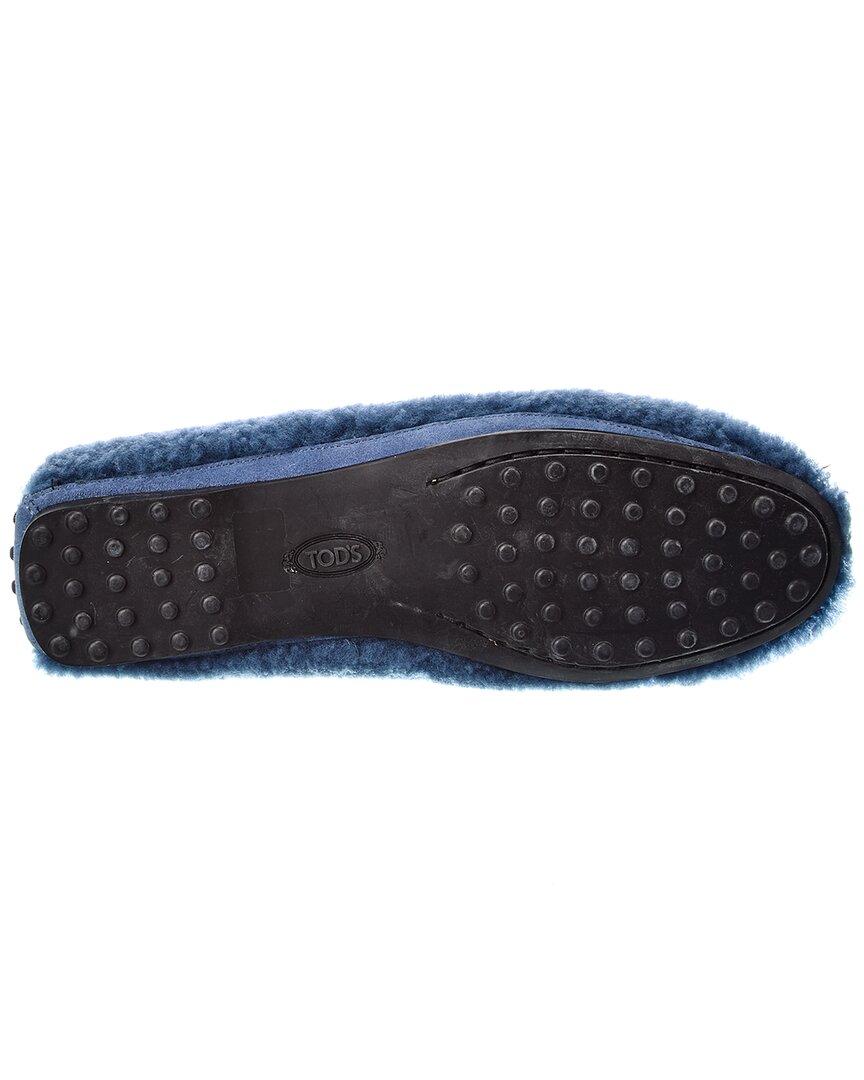 Tod’S Gomma Shearling & Suede Loafer